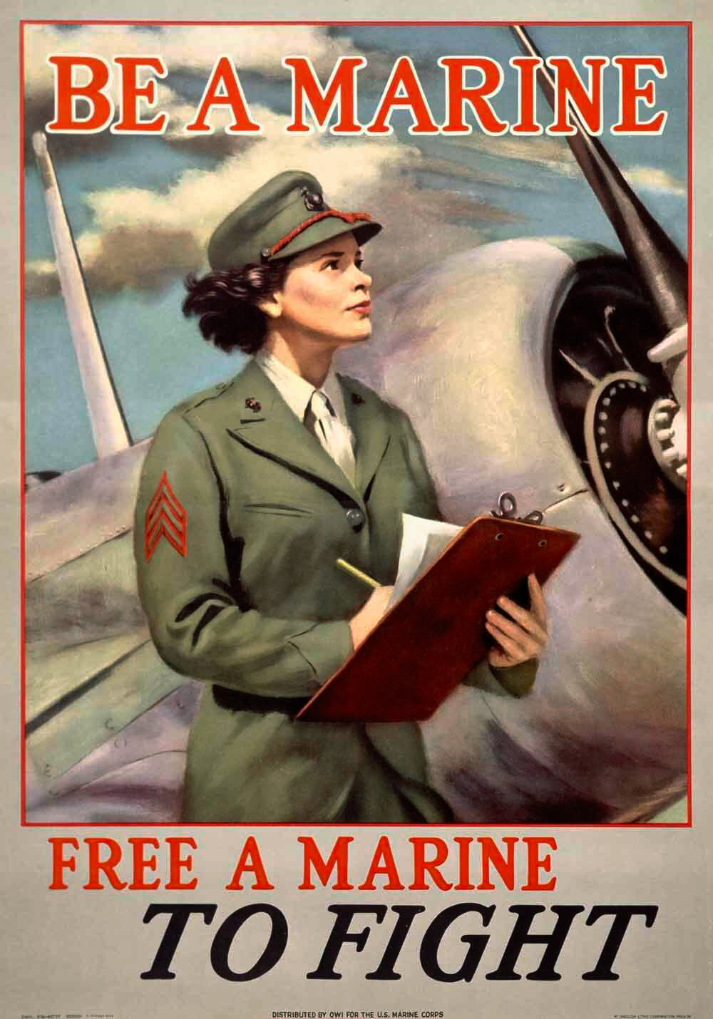 Be a Marine/Free a Marine to Fight 0000-4124