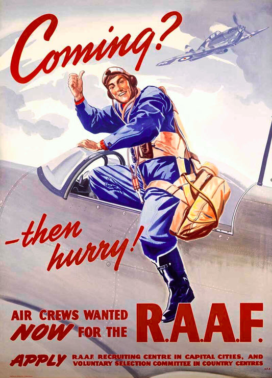 WII Royal Air Force Recruiting Poster 0000-4132