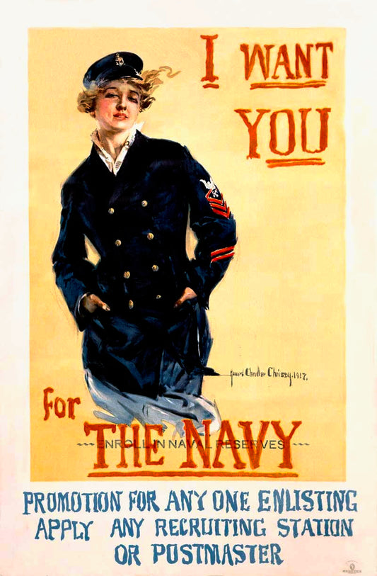 WWII US Navy Recruiting Poster 0000-4135