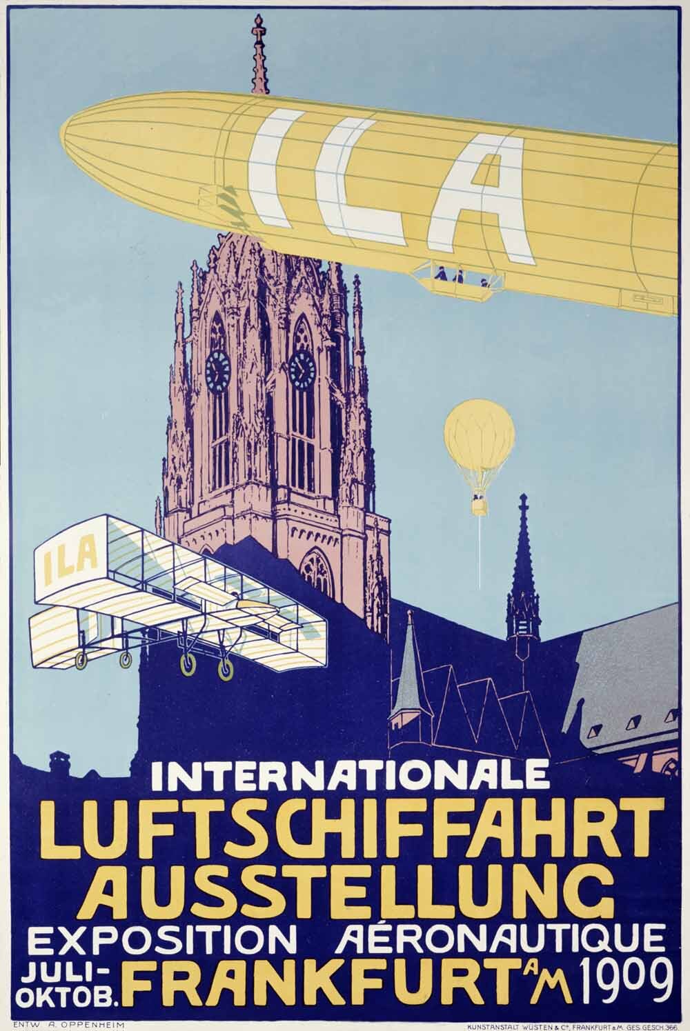 German Airship Dirigible Show Poster 0000-4140