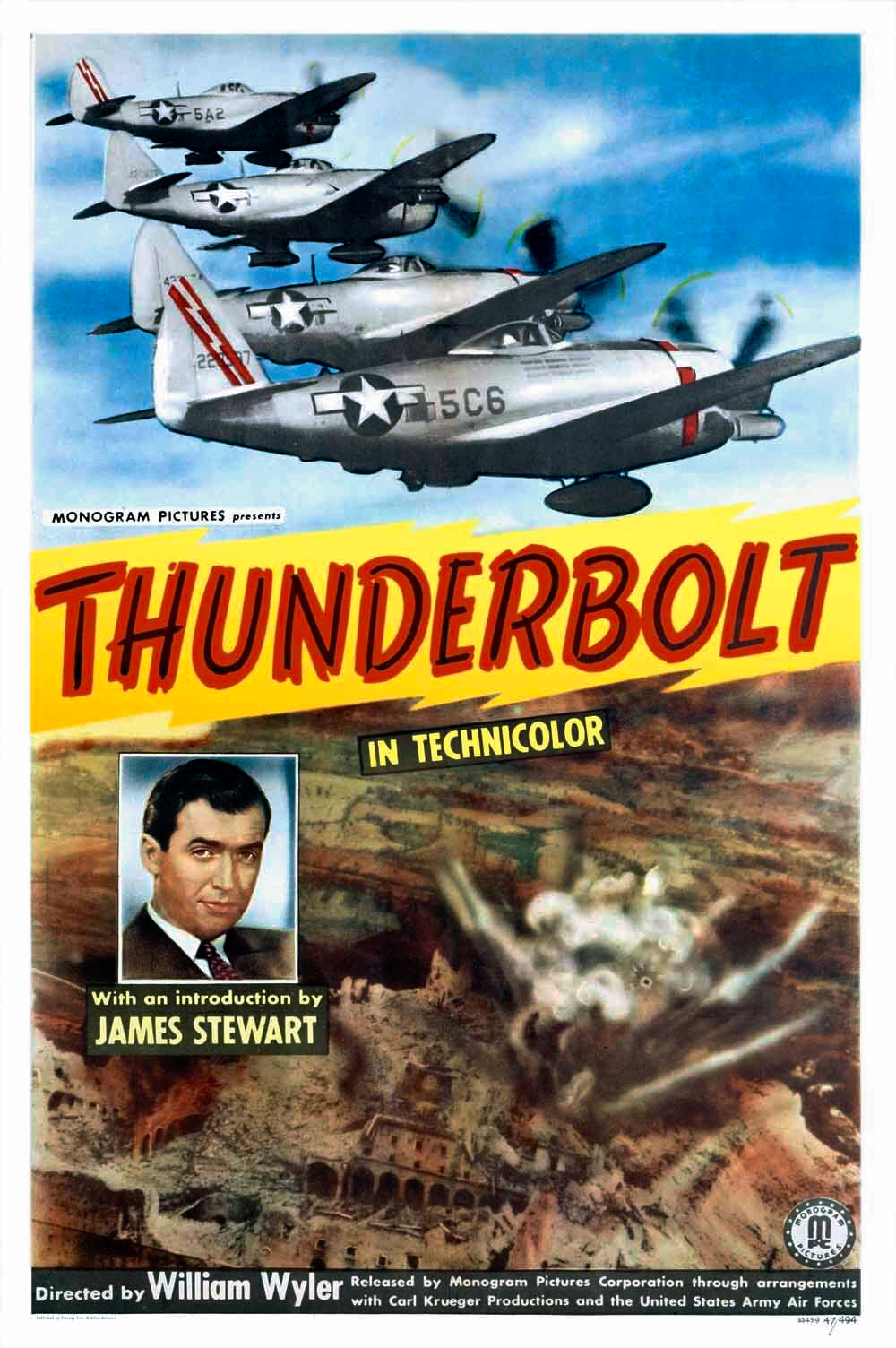 WWII James Stewart AAF Thunderbolt 0000-4200