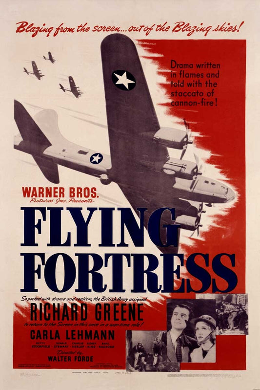 WWII B17 Flying Fortress Movie Poster 0000-4204