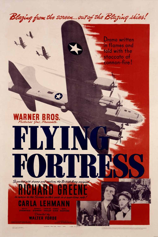 WWII B17 Flying Fortress Movie Poster 0000-4204