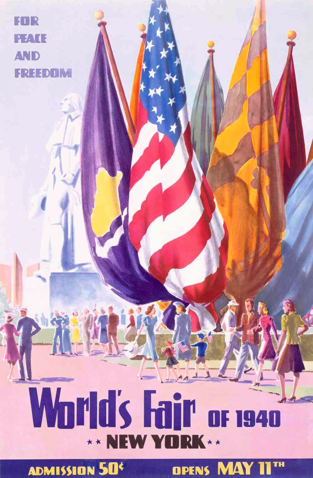1940 New York Worlds Fair Poster 0000-4237