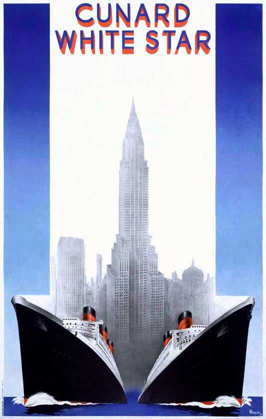 Cunard Queen Mary Oceanline Poster 0000-4299