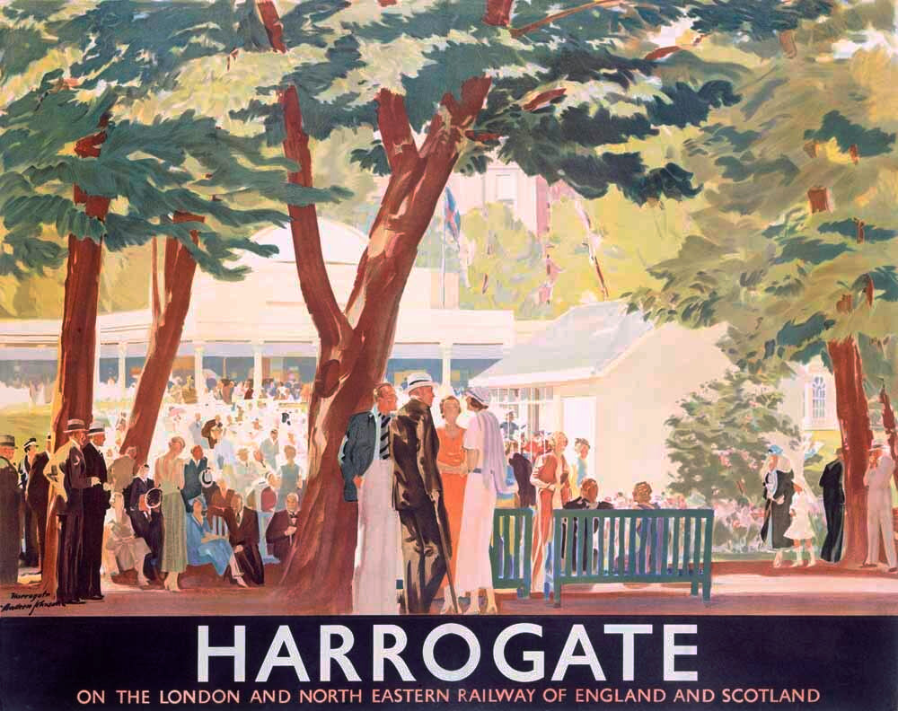 LNER Railway Harrogate Travel Poster 0000-4320