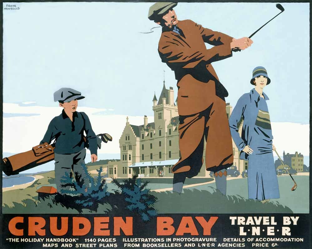 LNER Railways Cruden Bay Golf Poster 0000-4322