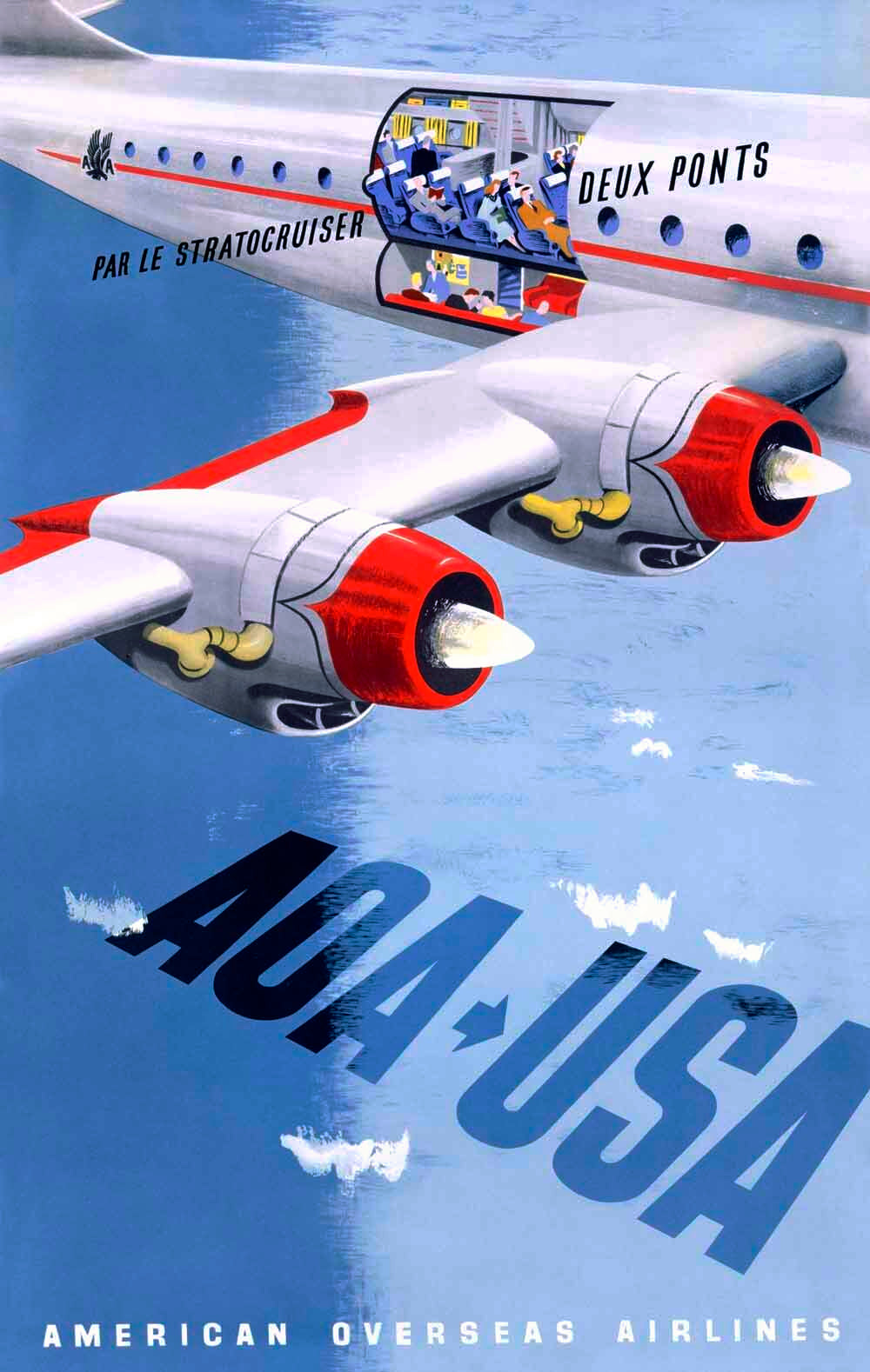 American Overseas Airlines Boeing Stratocruiser 0000-4335