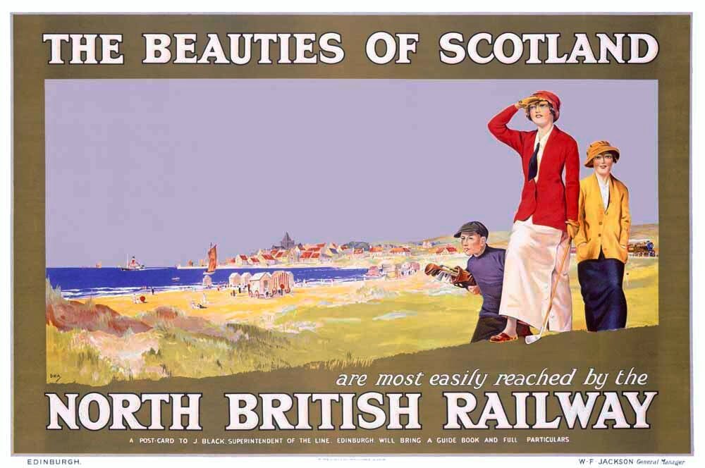 North British Railway Golf Scotland 0000-4354