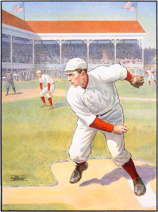 Baseball Player – American Chromolithograph 0000-4363