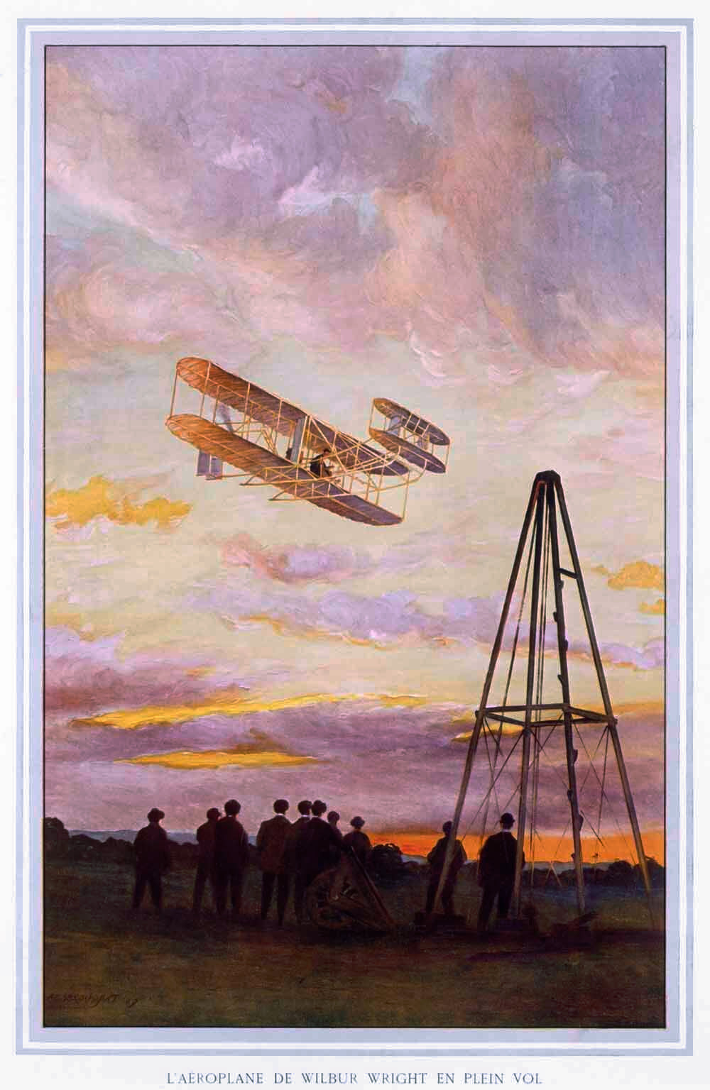 Wilbur Wright Aviation Biplane 0000-4370