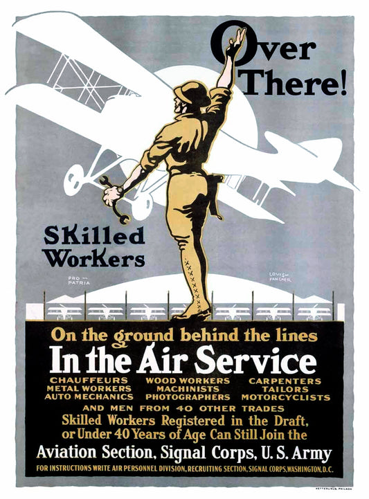 WWI U.S. Air Corps Serivce 0000-4374