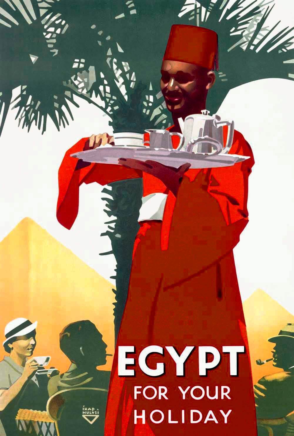Egypt Holiday Coffee Travel Poster 0000-4376