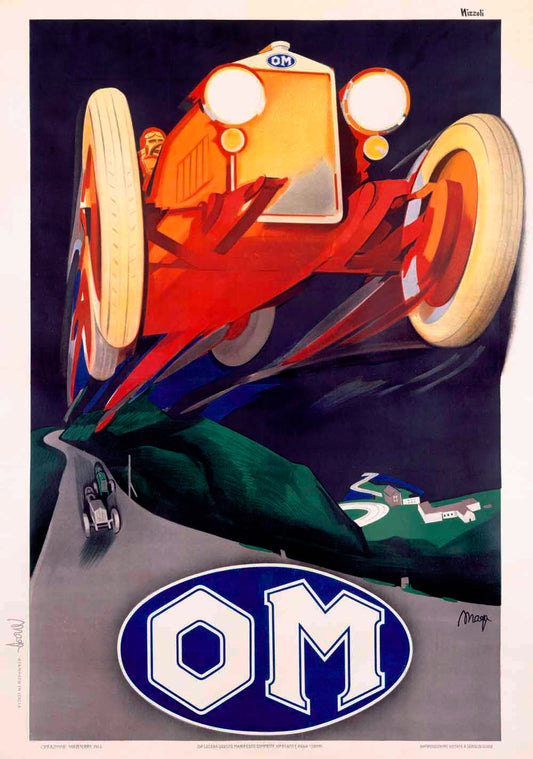 Italian OM Roadster Poster 0000-4382