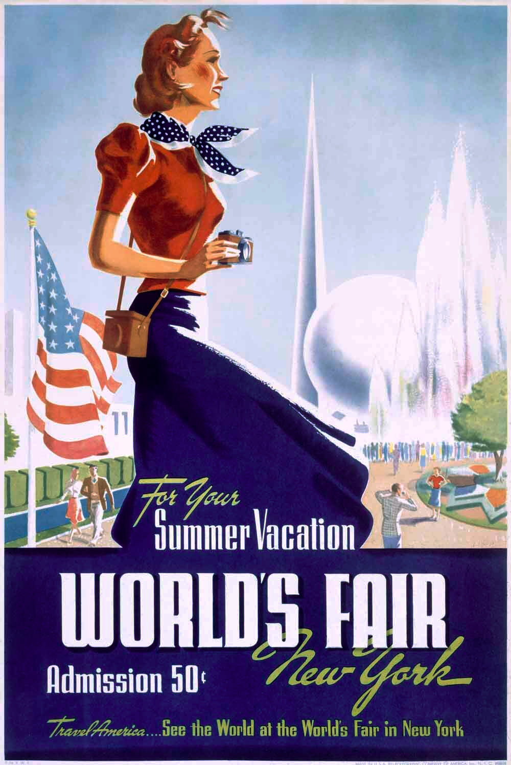 1939 New York Worlds Fair Poster 0000-4385