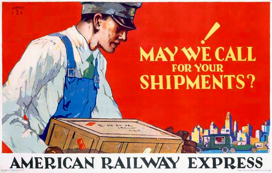 American Railway Express Shipment Poster 0000-4403