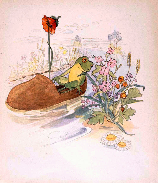 The Frog in a Shoe Poster 0000-4488