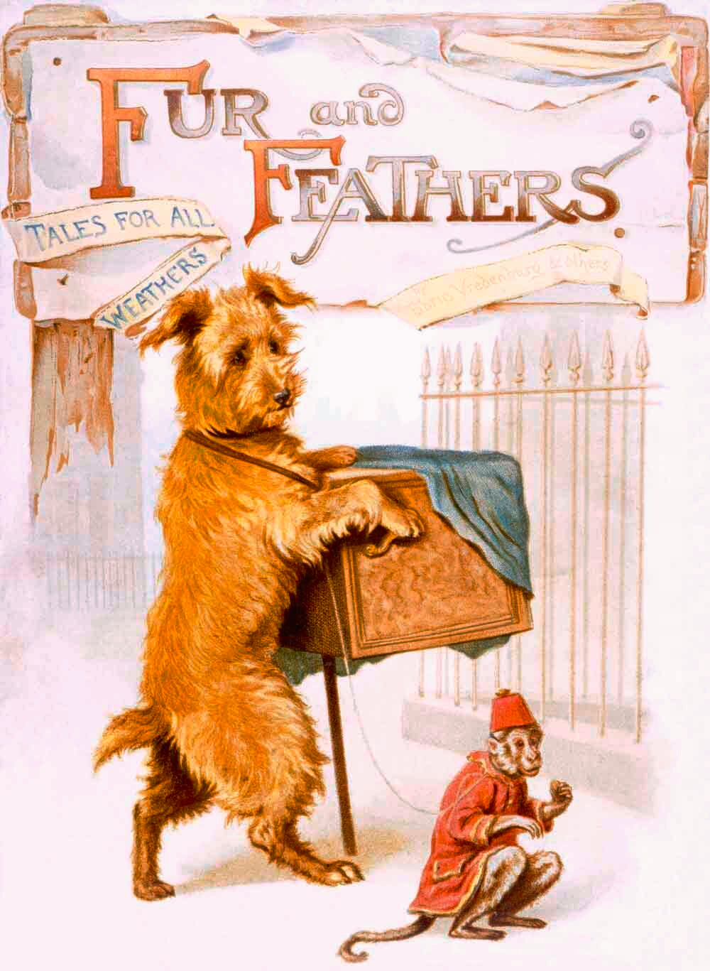 Childrens Fur and Feathers Story Book Poster 0000-4563