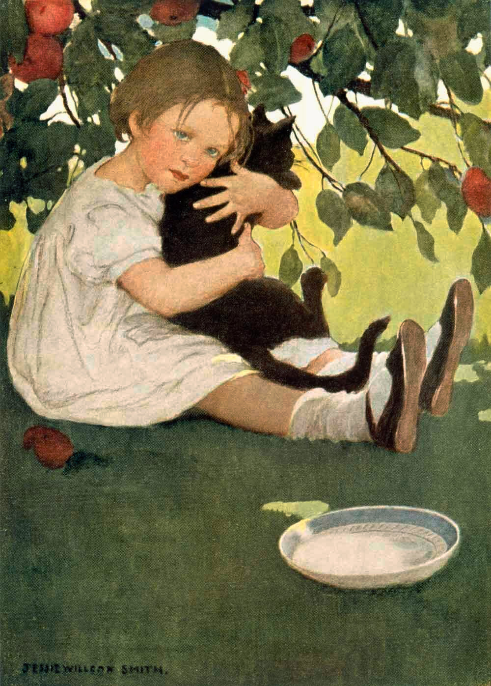 Childrens Kitty and Cream Poster 0000-4575