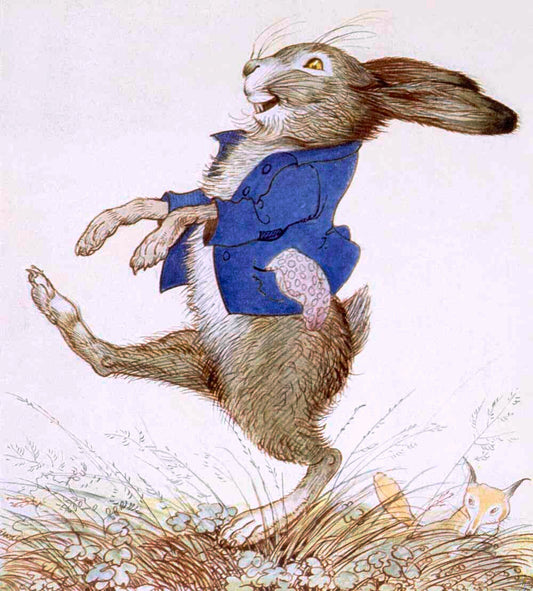 Childrens Bunny Hare Story Book Poster 0000-4576