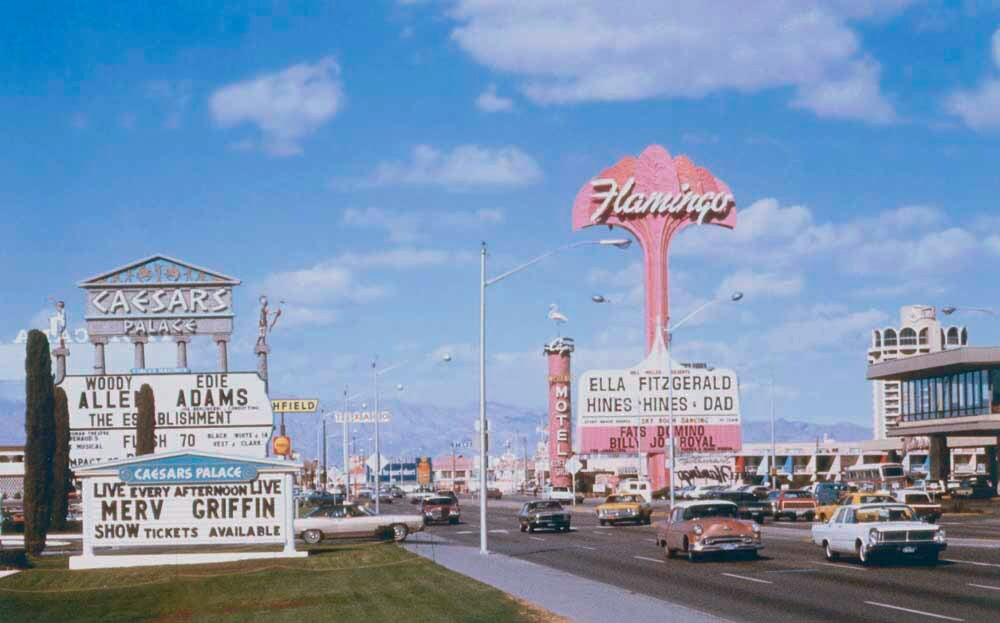 Las Vegas Strip Flamingo Hotel Poster 0000-4770