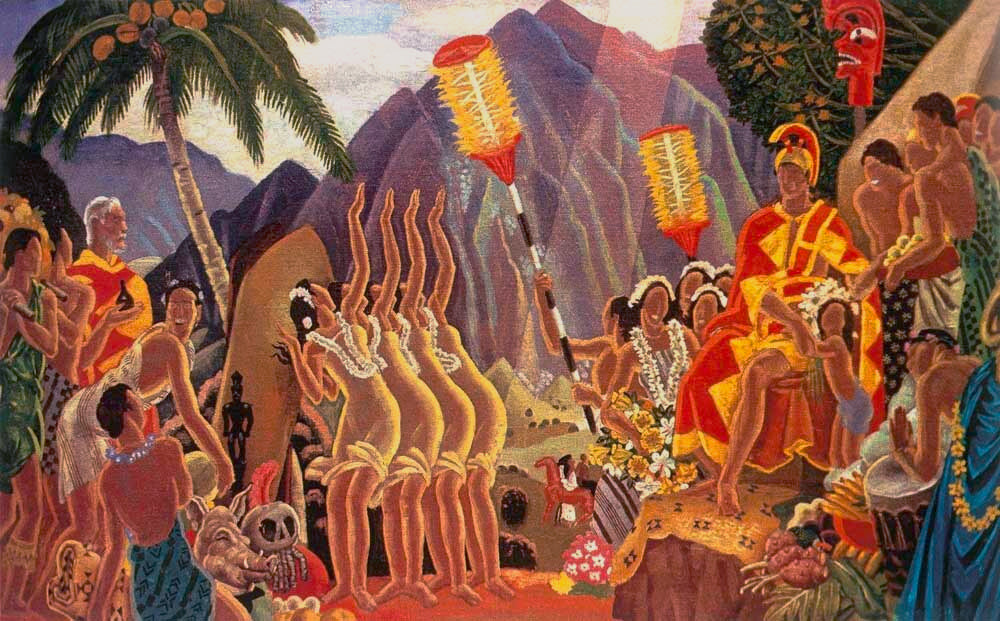 Hawaii Savage Matson Line Menu Poster 0000-4895