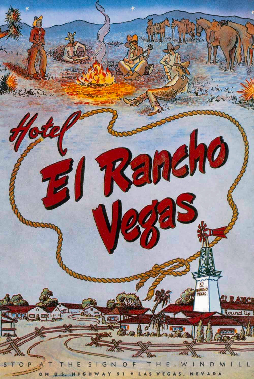 Hotel El Rancho Las Vegas Travel Poster 0000-4909