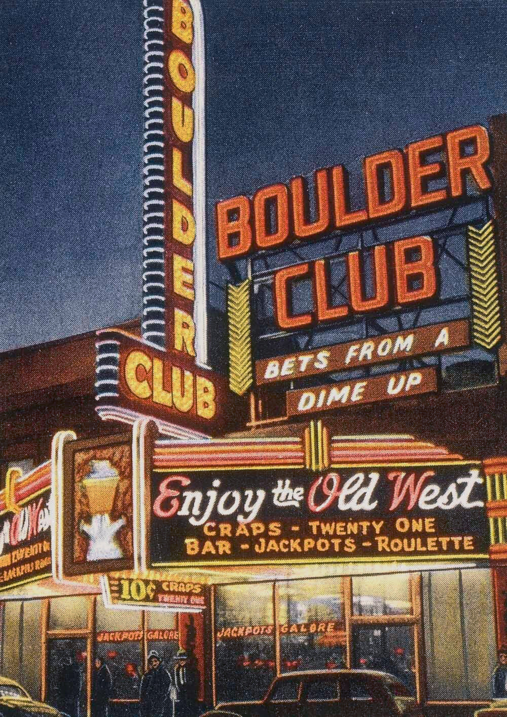 Las Vegas Boulder Club Casino Poster 0000-4910