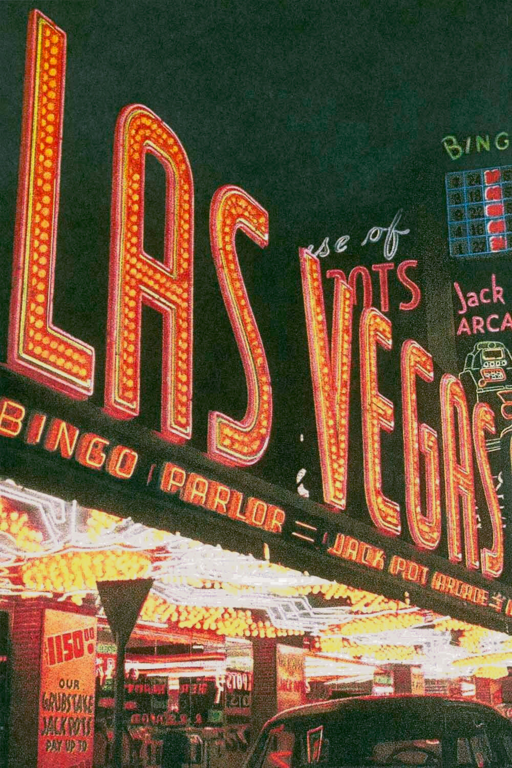 Las Vegas Strip Neon Casino Poster 0000-4914