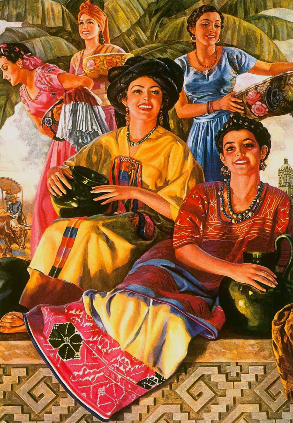 Tropical Mexico Senorita Poster 0000-4932