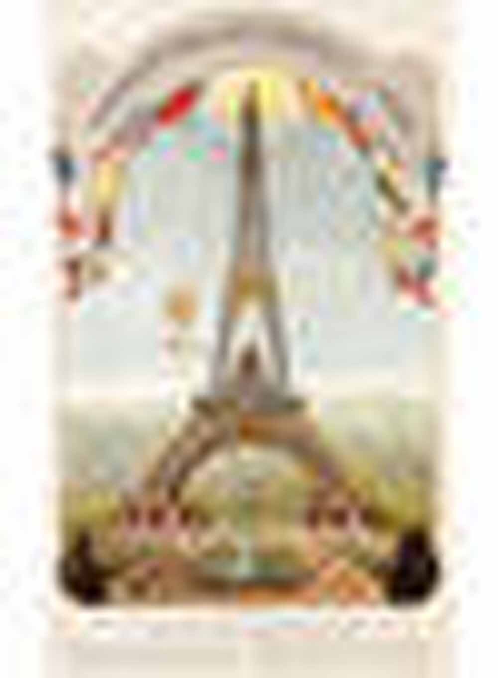 1889 Paris Universal Exposition Fair Poster 0000-5764
