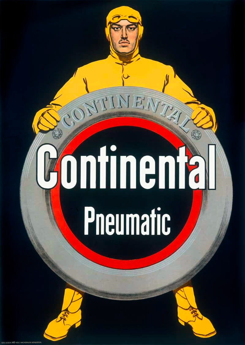 Continental Pneumatic – German Tire Advertising Poster 0000-5865