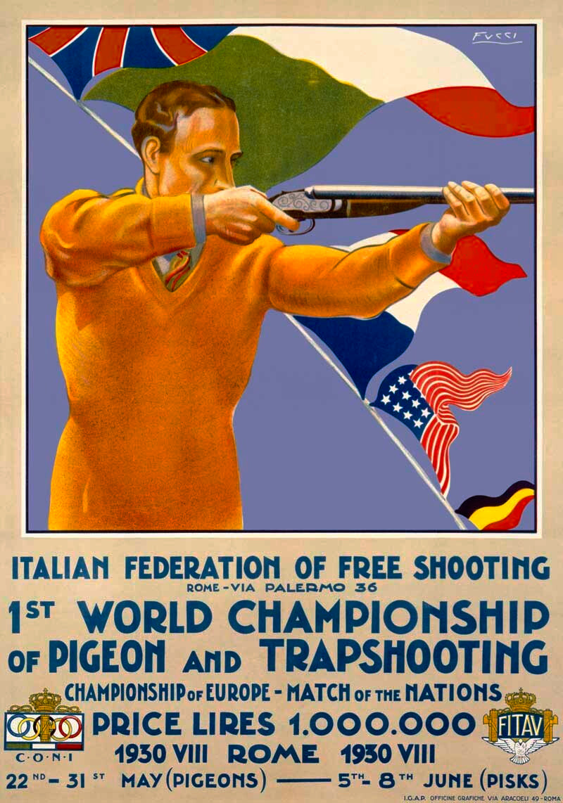 1st World Championship of Pigeon and Trapshooting – Rome, 1930 0000-6036