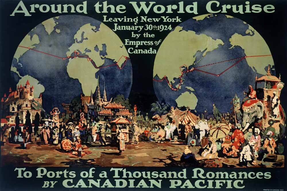 Canadian Pacific World Cruise  Poster 0000-8061