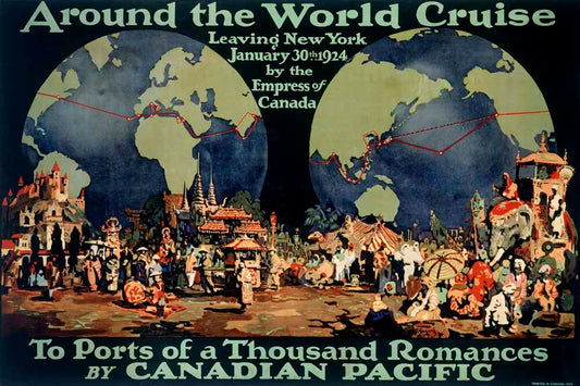 Canadian Pacific World Cruise  Poster 0000-8061