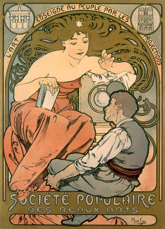 Mucha Magic Lantern Art Show Poster 0000-8229