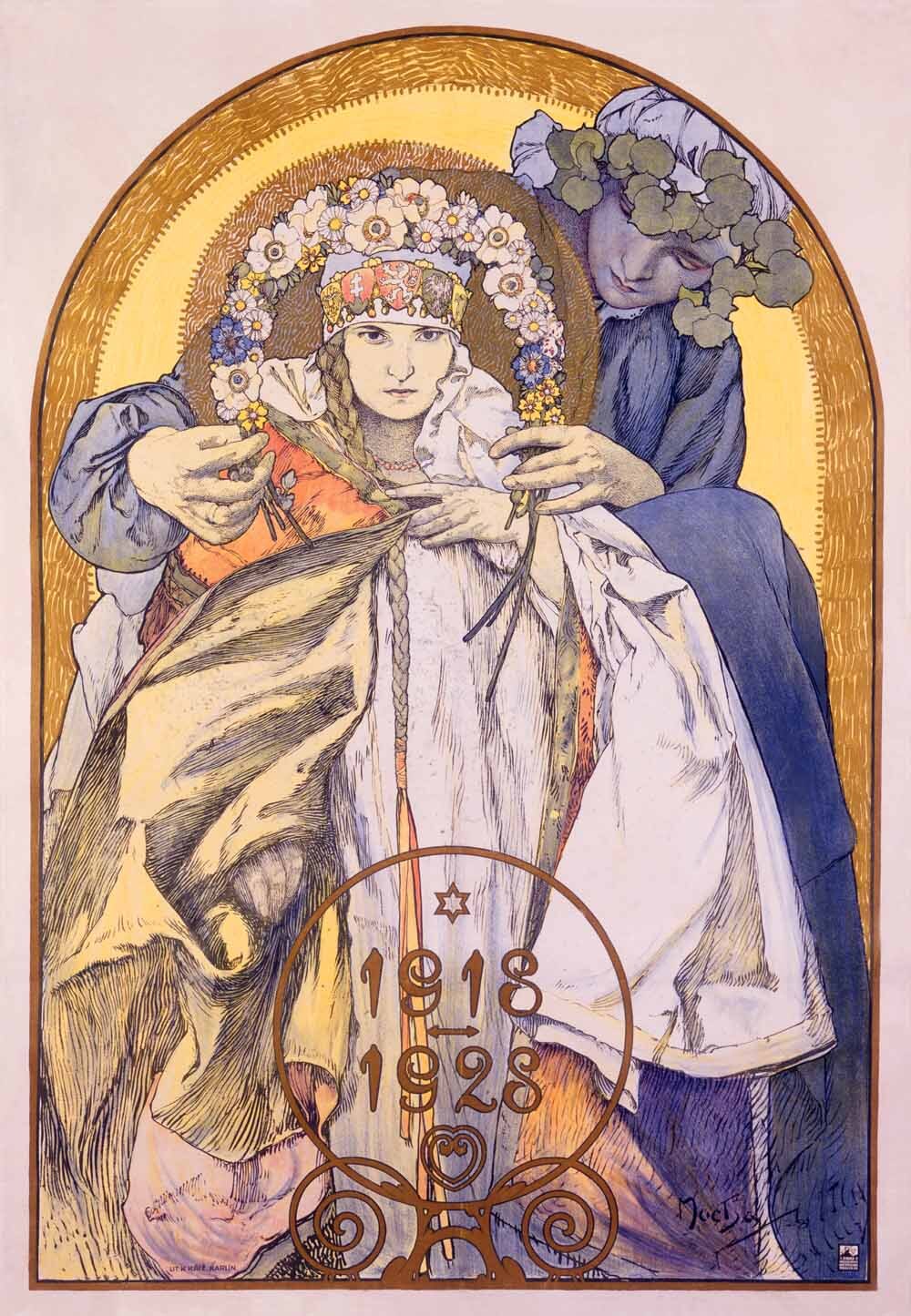 Mucha Nouveau 1918 1928 Theater Poster 0000-8263