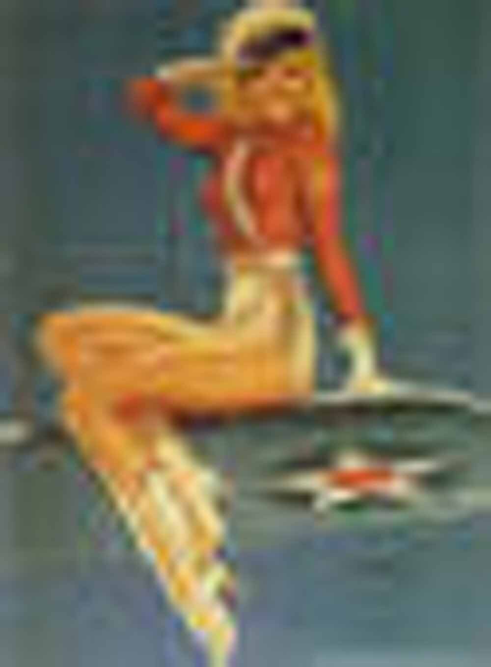 Army Air Force Pin Up Girl Poster 0000-8504