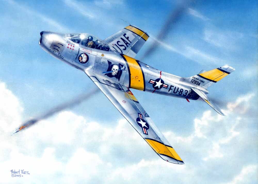F-86 Sabre Over Korea Poster 0000-8549