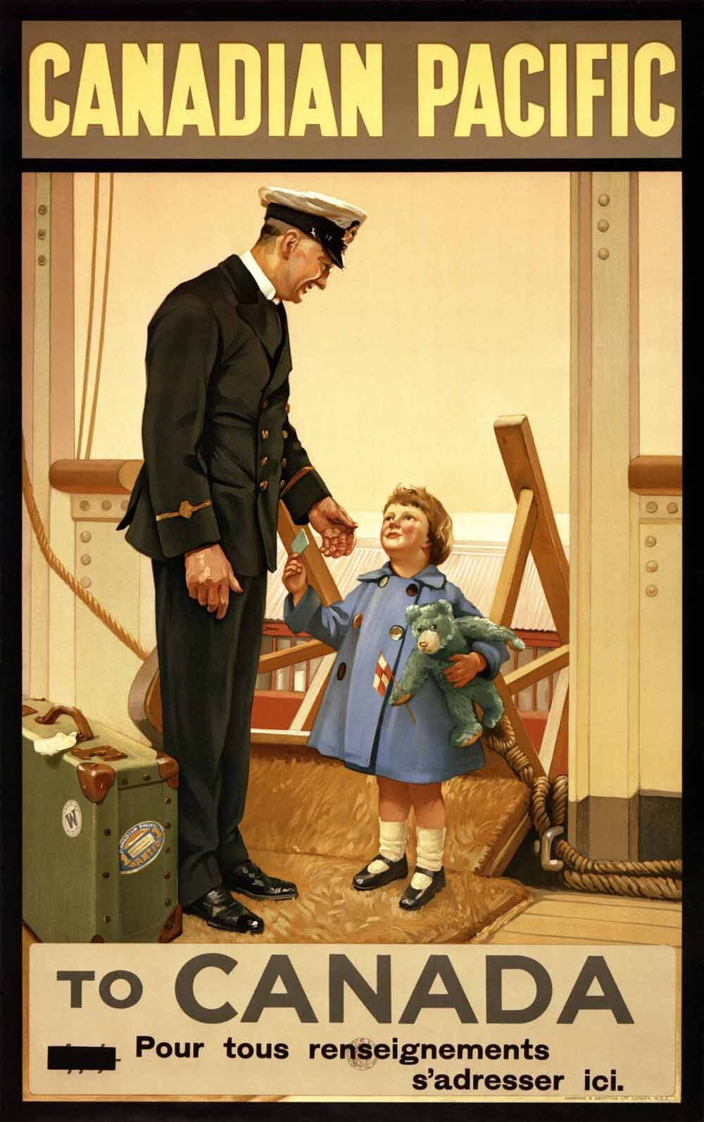 Canadian Pacific Steamship Canada Poster 0000-8744