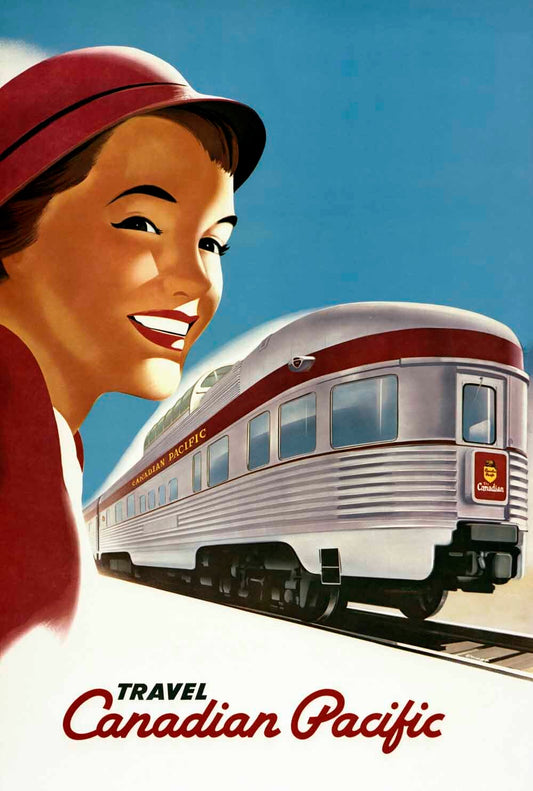 Canadian Pacific Travel Streamliner Poster 0000-8759