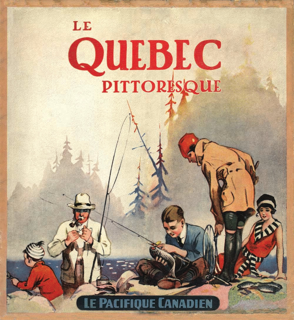 Canadian Pacific Picture Quebec Poster 0000-8767