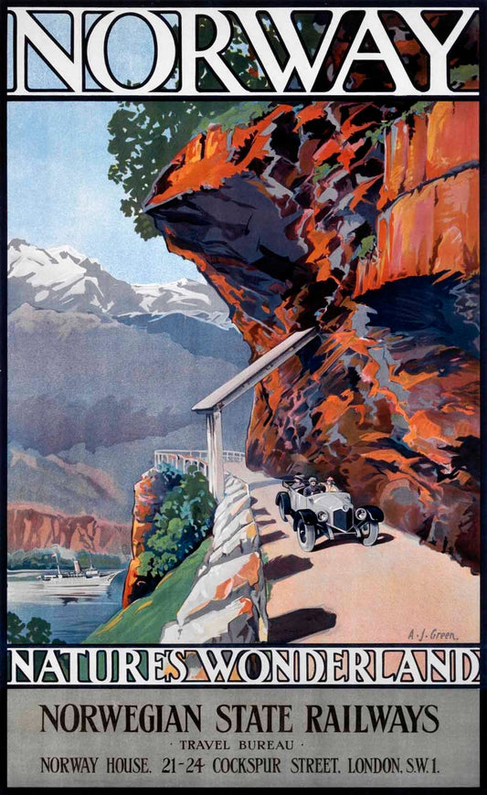 Nature's Wonderland Norwegian State Railway 0001-3091