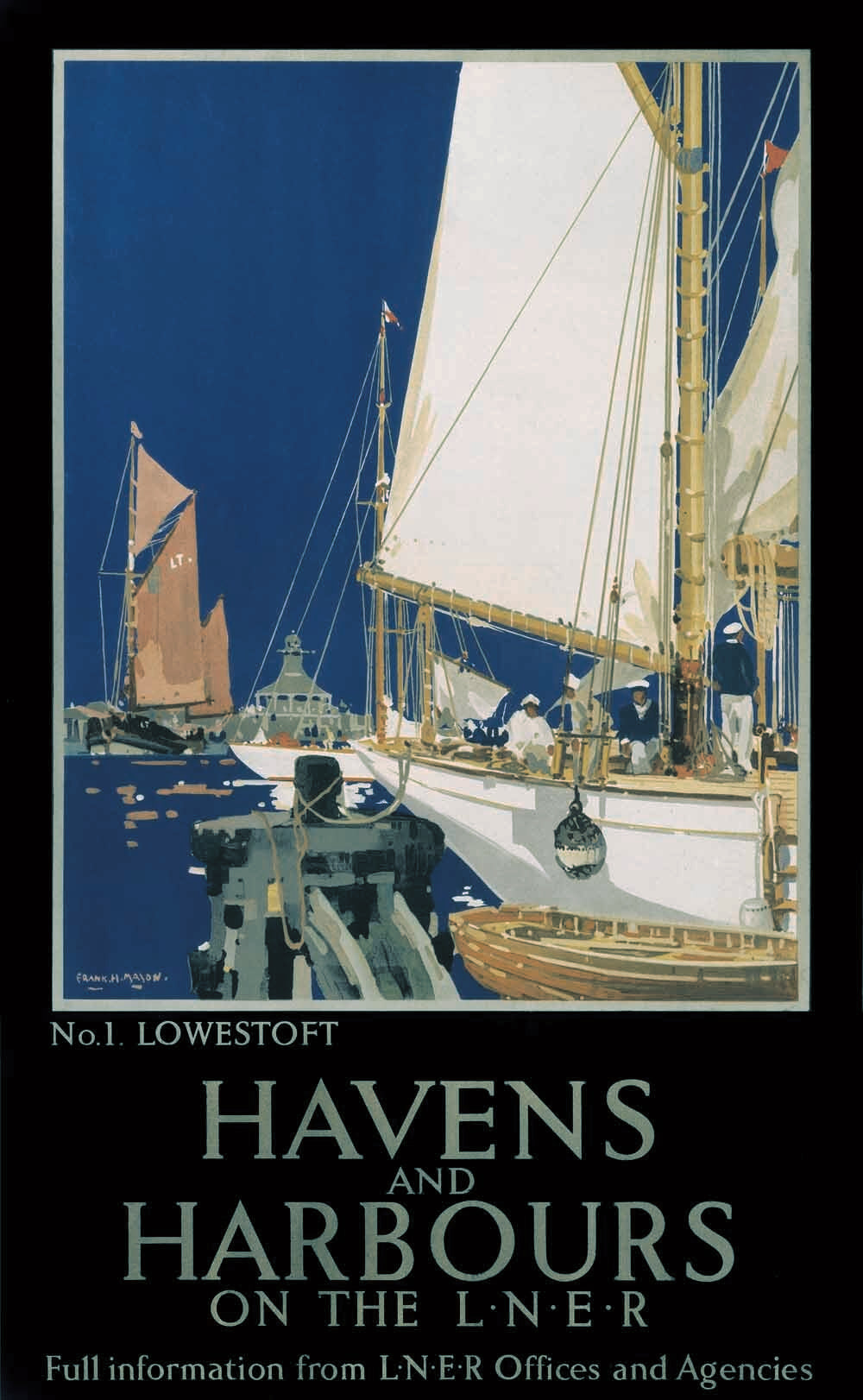 Havens and Harbours LNER poster, 1923-1947. 0001-3101