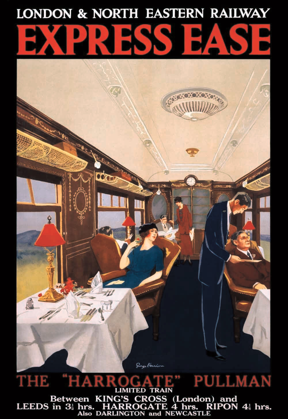 Express Ease, LNER poster, 1923-1930. 0001-3130