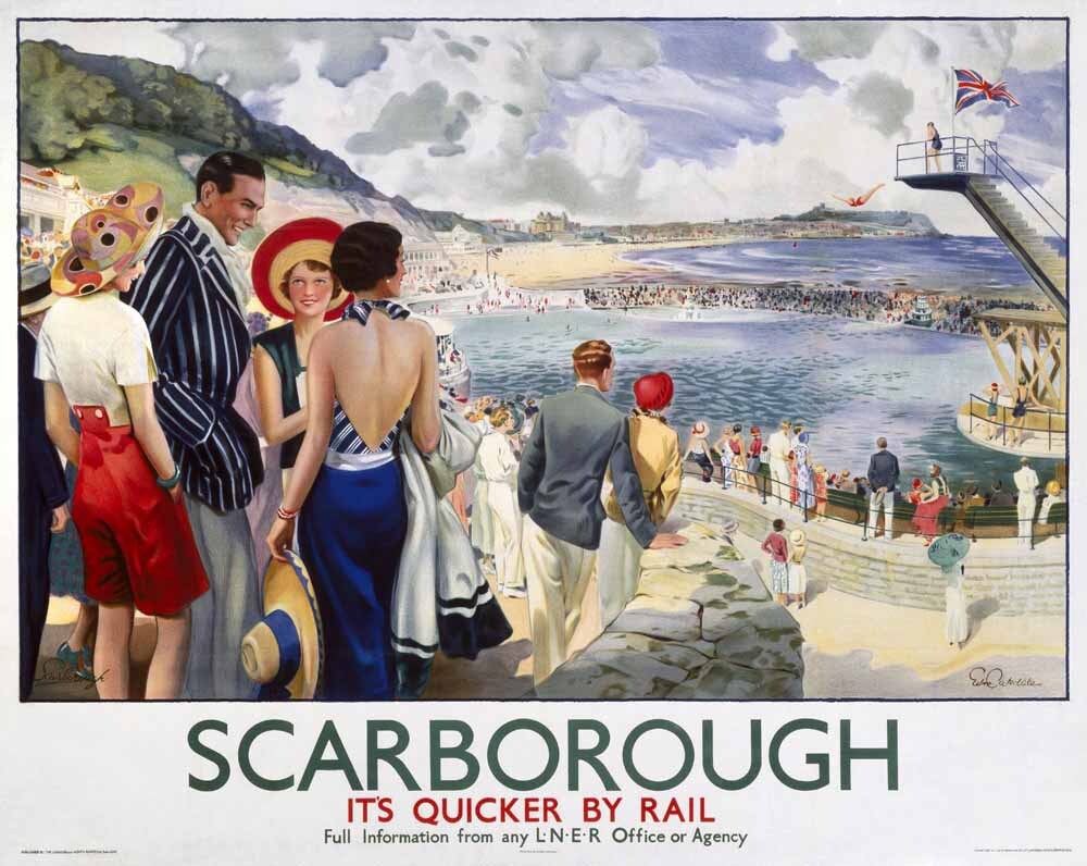 Scarborough, LNER poster, 1923-1947. 0001-3163