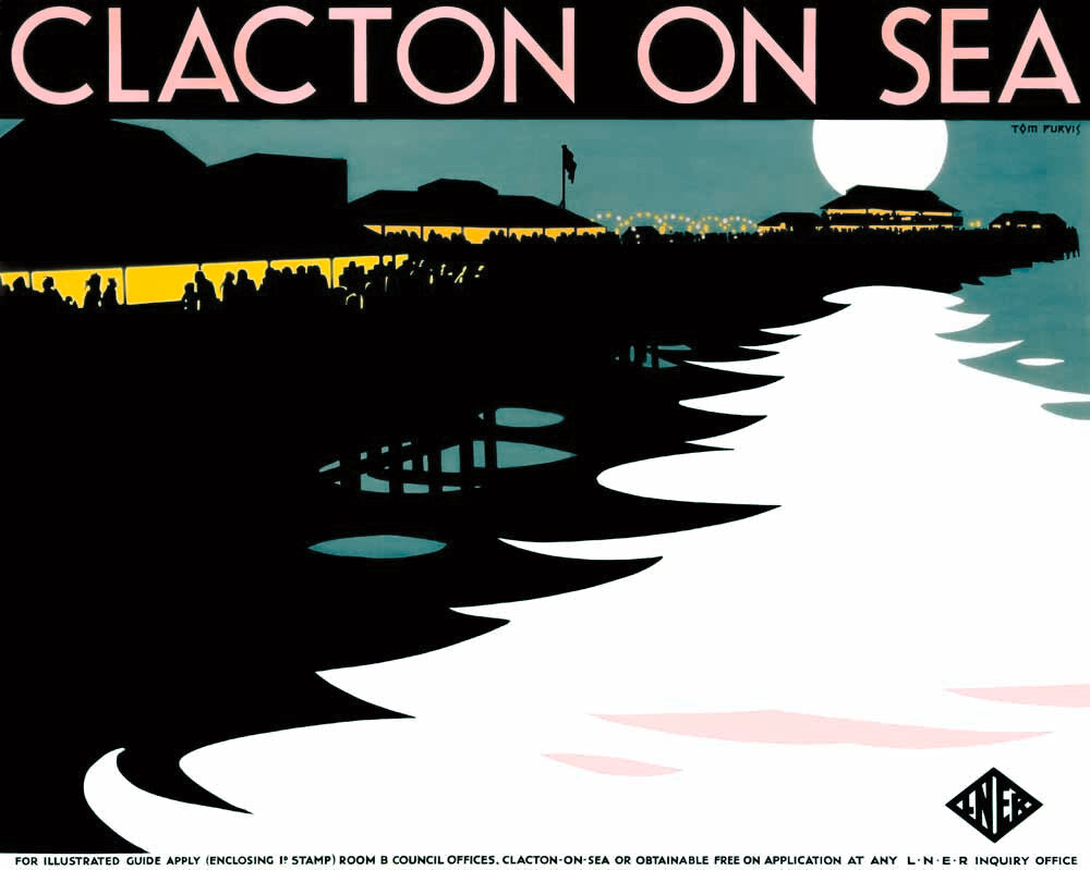 Clacton-on-Sea, LNER poster, 1923-1947. 0001-3188