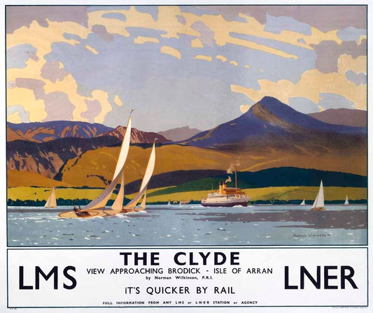 The Clyde, LMS/LNER poster, 1923-1947. 0001-3253