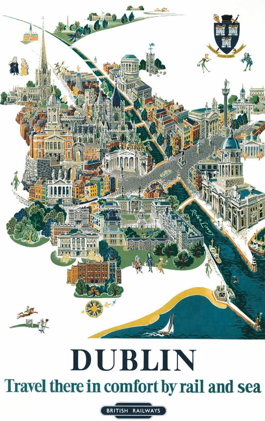 Dublin, BR poster, 1954. 0001-3265