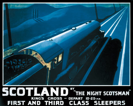 Scotland by the Night Scotsman, LNER poster, 1932. 0001-3271
